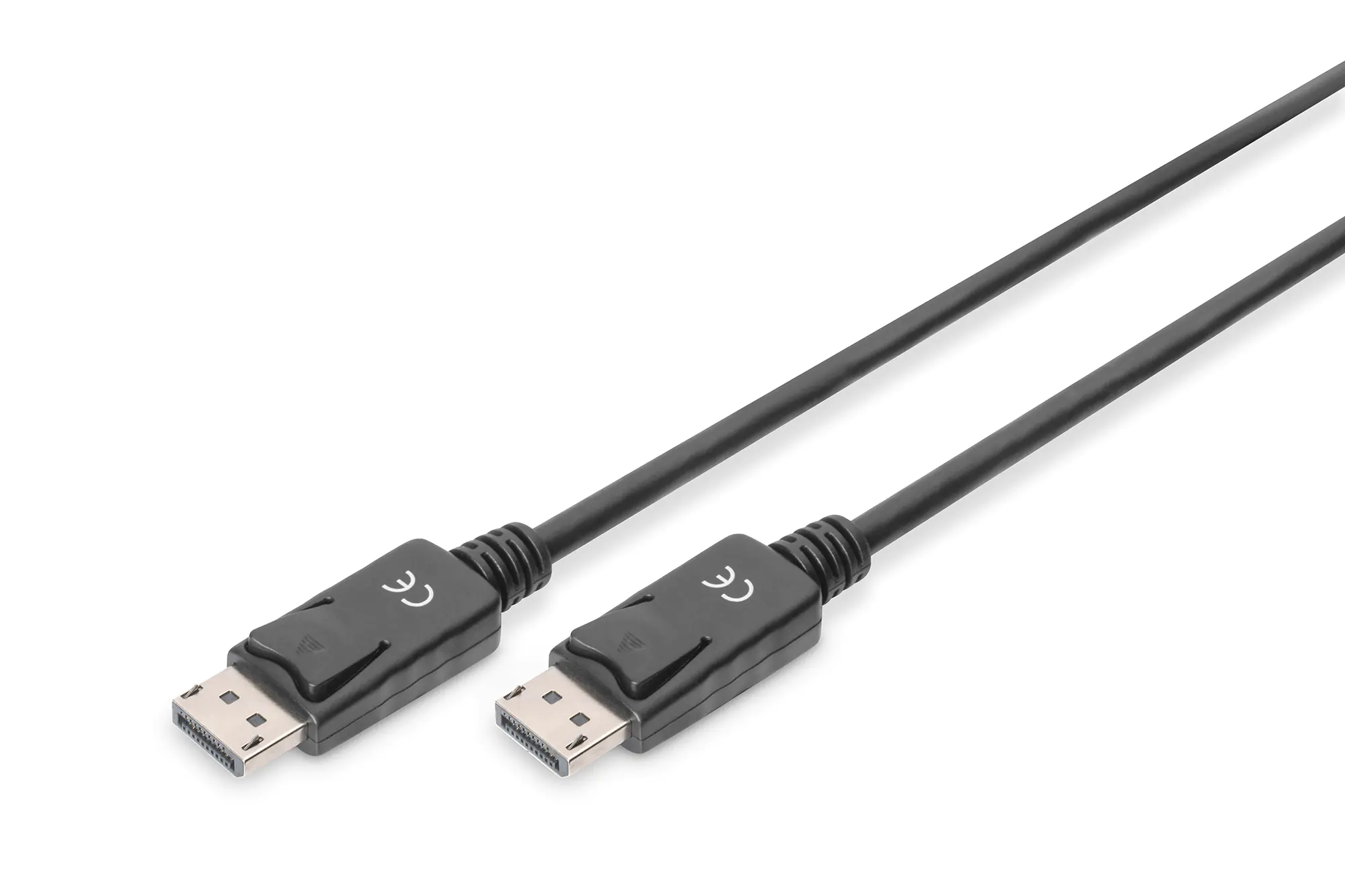 ASSMANN - DisplayPort-Kabel - DisplayPort (M) zu DisplayPort (M) - 1 m - geformt - Schwarz ASSMANN - DisplayPort-Kabel - DisplayPort (M) zu DisplayPort (M) - 1 m - geformt - Schwarz