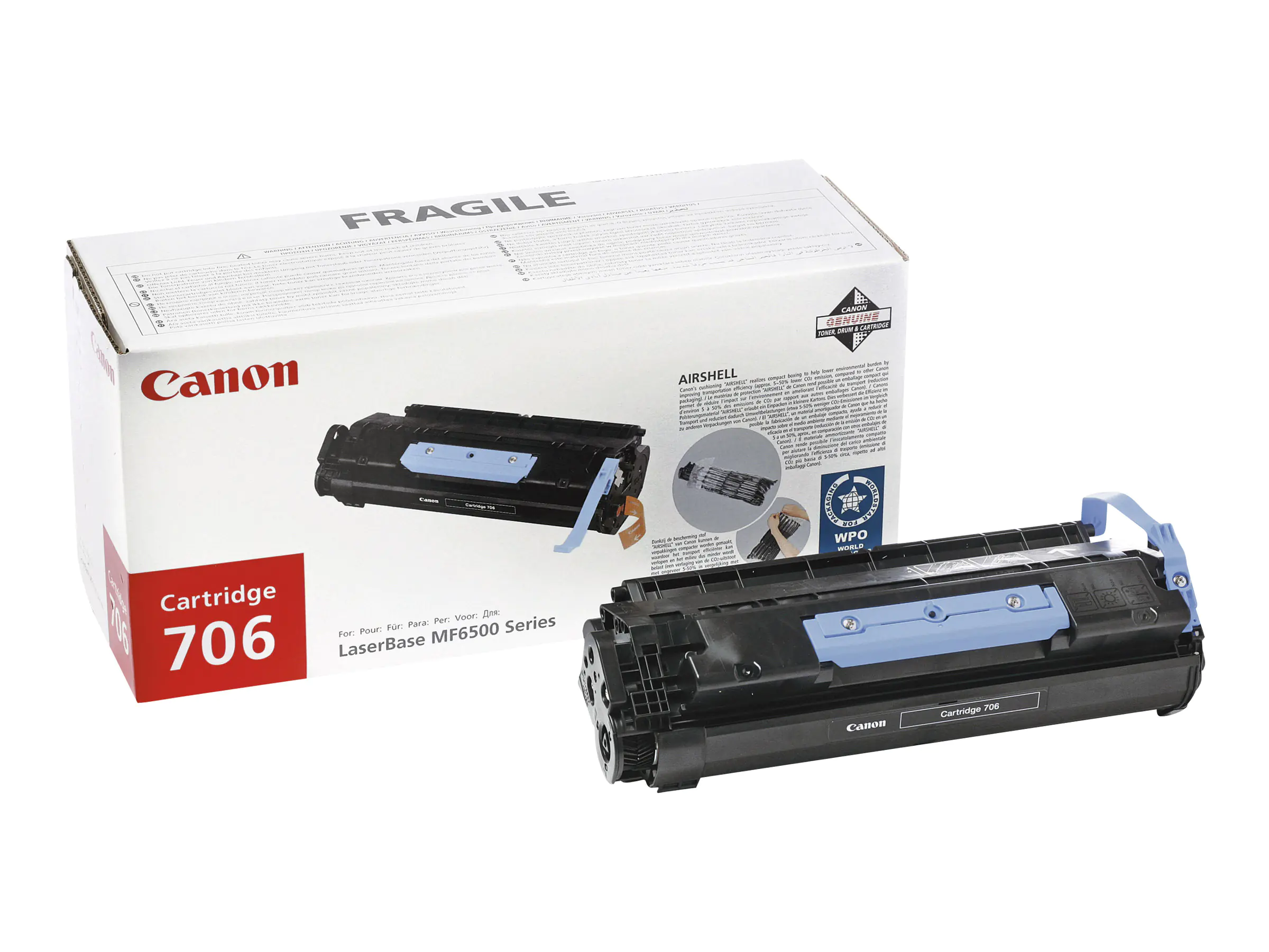 Canon 706 - Schwarz - Original - Tonerpatrone - für i-SENSYS MF6530, MF6540, MF6550, MF6560, MF6580; LaserBase MF6530, MF6540, MF6550, MF6560