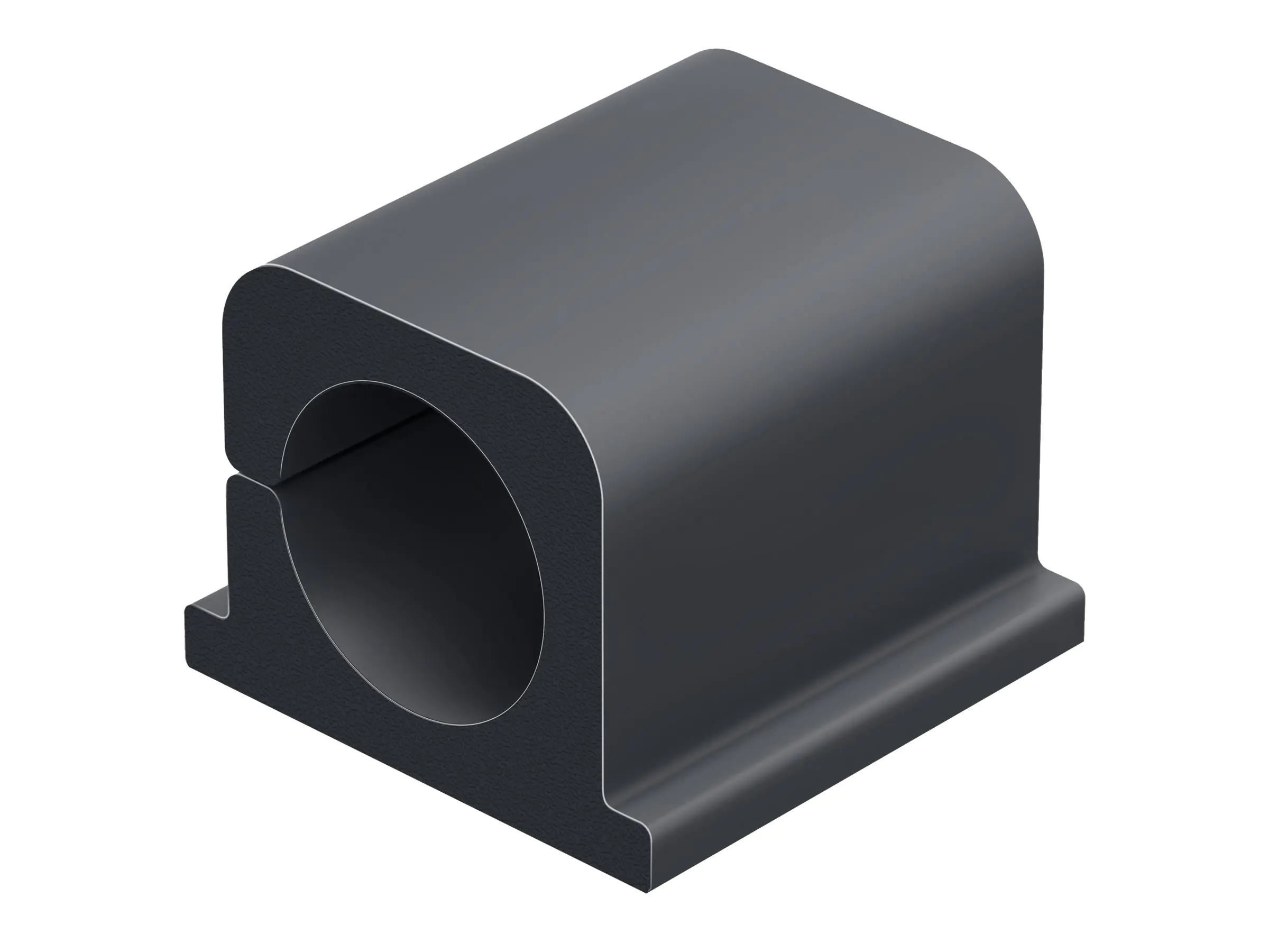 DURABLE CAVOLINE CLIP PRO 2 - Kabelklammern - Graphite (Packung mit 4)