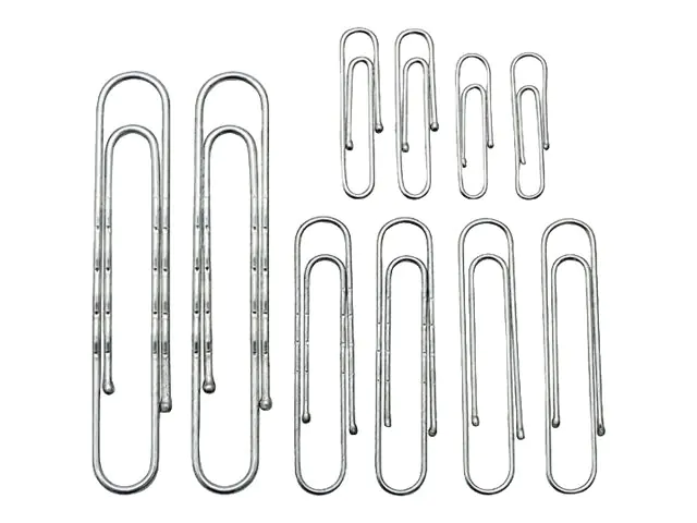NORICA Büroklammer 2210 24mm Metall glatt verzinkt 1.000 St./Pack.