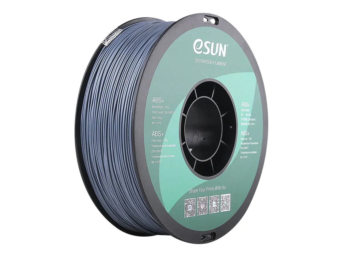 Esun - Grau - 1 kg - vakuumversiegelter Beutel - ABS+ filament (3D)
