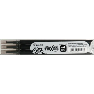 PILOT PEN Pilot FriXion, Schwarz, Medium, Schwarz, Metall, 0,5 mm, 0,25 mm 2265001F
