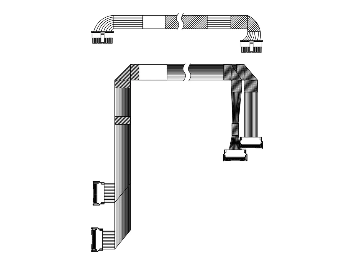 Lenovo Speicherkabelkit - für 6 x SATA/SAS 4X97A87134