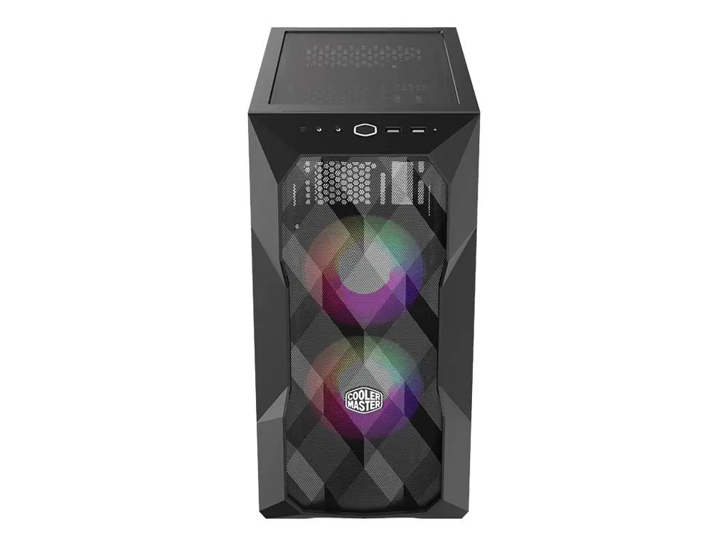 Cooler Master MasterBox TD300 MESH - Tower - micro ATX - Seitenteil mit Fenster (gehärtetes Glas) TD300-KGNN-S00