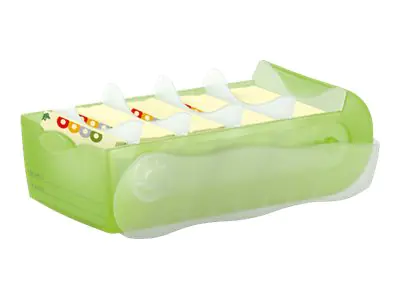 HAN Karteikasten CROCO 998-603 DIN A8 PP grün transluzent