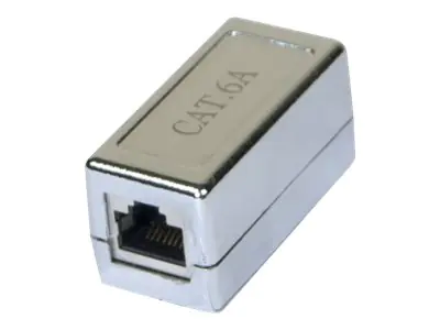 deXlan - Netzwerkkoppler - RJ-45 (W) zu RJ-45 (W) - STP - CAT 6a