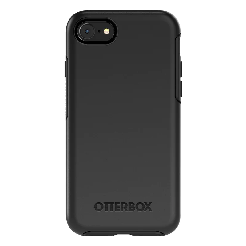OtterBox Symmetry Series Apple iPhone 7 - Hintere Abdeckung für Mobiltelefon - Polycarbonat, Kunstfaser - Schwarz - für Apple iPhone 6, 6s, 7, 8, SE (2. Generation) 77-53947