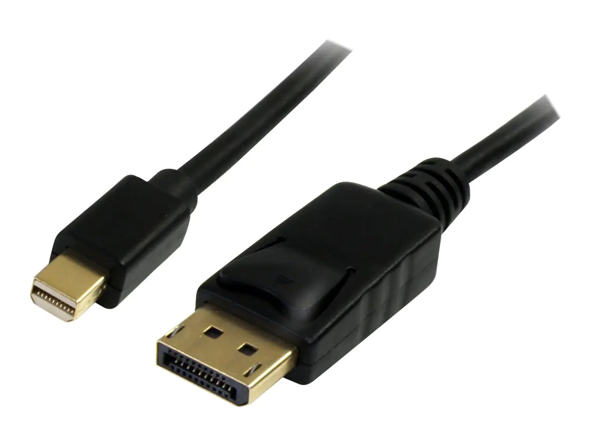 StarTech 2m Mini DisplayPort 1.2 auf DisplayPort Adapterkabel - mDP zu DP 4k x 2k Kabel - St/St - DisplayPort-Kabel - Mini DisplayPort (M) zu DisplayPort (M) - 2 m - eingerastet - Schwarz StarTech 2m Mini DisplayPort 1.2 auf DisplayPort Adapterkabel - mDP zu DP 4k x 2k Kabel - St/St - DisplayPort-Kabel - Mini DisplayPort (M) zu DisplayPort (M) - 2 m - eingerastet - Schwarz