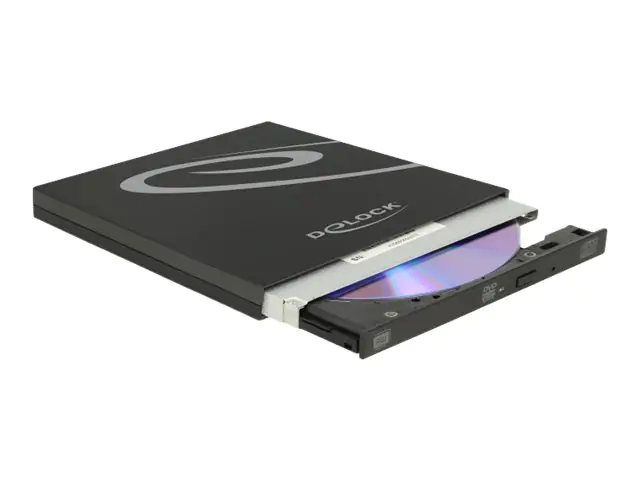 Delock Externes Gehäuse für Ultra Slim SATA Laufwerke 9,5 mm bis USB-C (W) - 42595