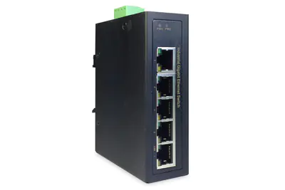 DIGITUS DN-651107 - Switch - industrial, gigabit - unmanaged - 5 x 10/100/1000 - an DIN-Schiene montierbar DIGITUS DN-651107 - Switch - industrial, gigabit - unmanaged - 5 x 10/100/1000 - an DIN-Schiene montierbar
