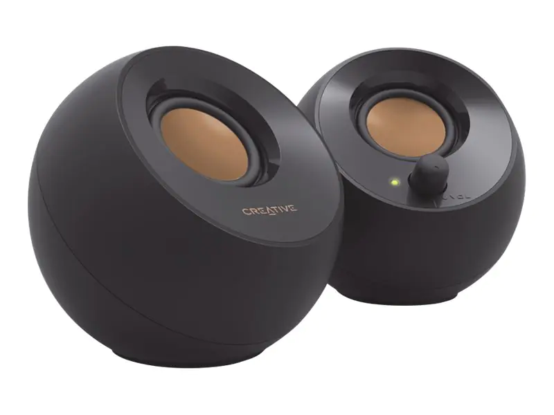 Creative Pebble - Lautsprecher - für PC - 4.4 Watt (Gesamt) - Schwarz Creative Pebble - Lautsprecher - für PC - 4.4 Watt (Gesamt) - Schwarz