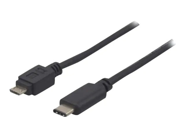 exertis Connect - USB-Kabel - 24 pin USB-C (M) zu Micro-USB Typ B (M) - USB 2.0 - 1 m - Schwarz