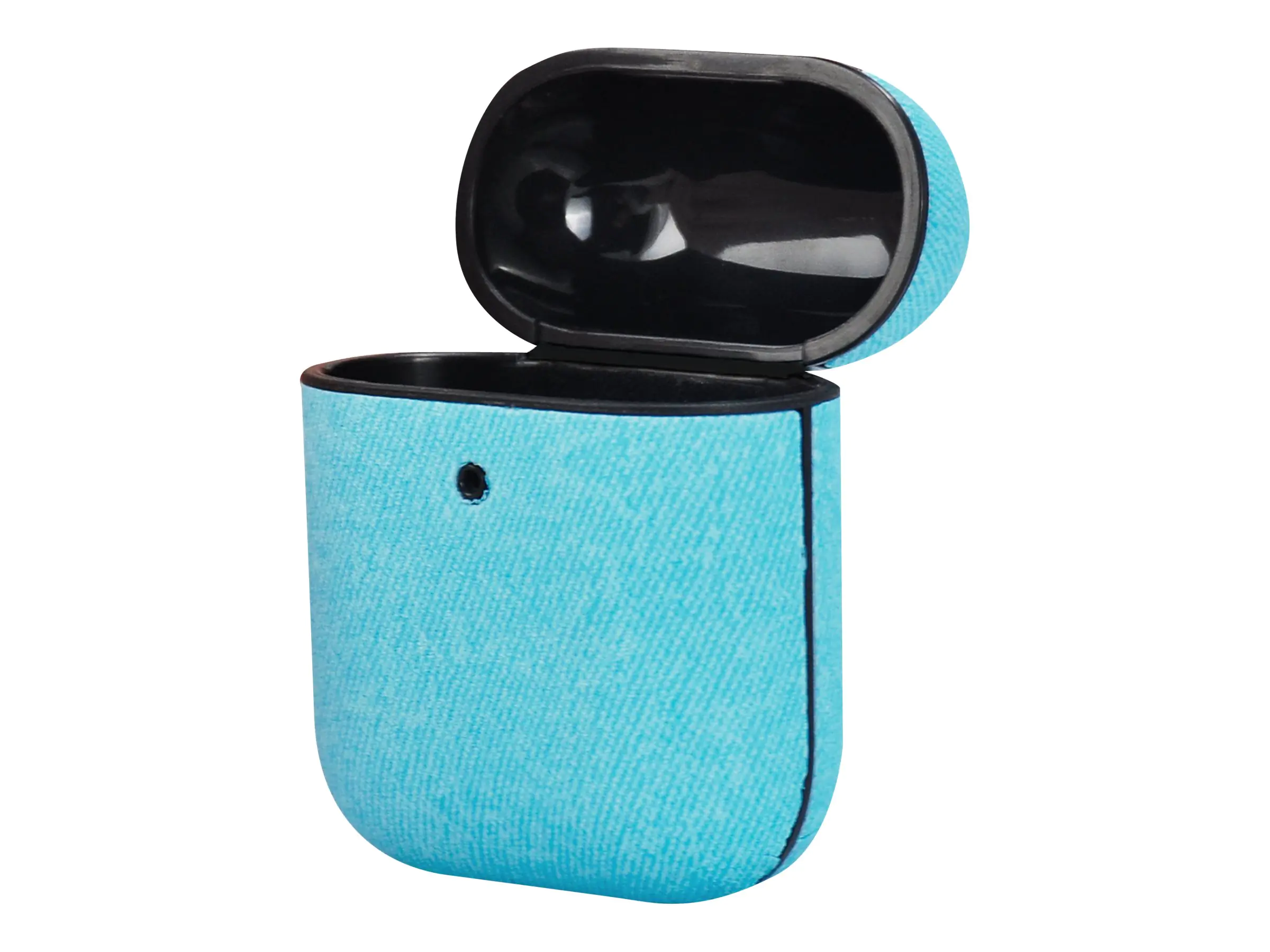 TerraTec Air Box - Tasche für Kopfhöhrer - Polycarbonat - Fabric Blue - für Apple AirPods (1. Generation, 2. Generation) 306847
