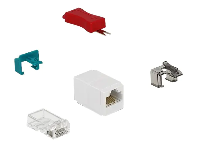 DeLOCK Secure Clip Starter Set - LAN-Kabel Sicherheitsschloss-Set