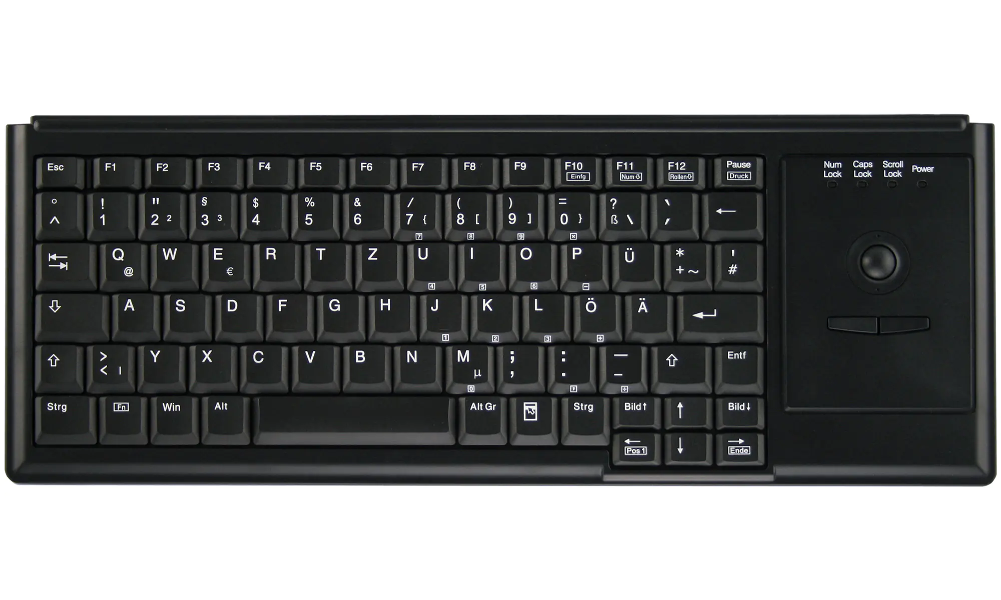 Active Key IndustrialKey AK-4400-T - Tastatur - USB - Schweiz - Schwarz