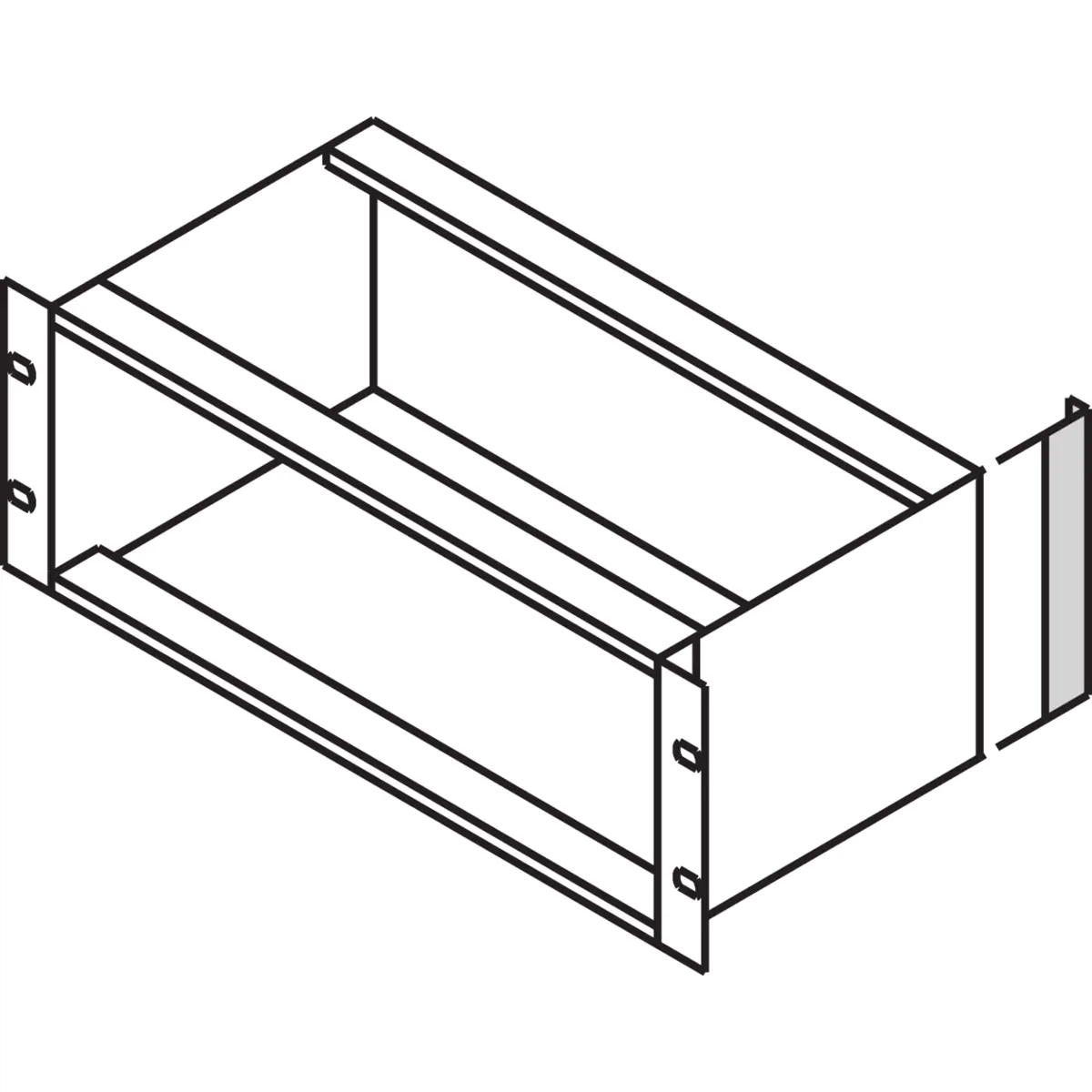 SCHROFF 24564499 Winkelprofil 4 St. - Rack-Zubehör