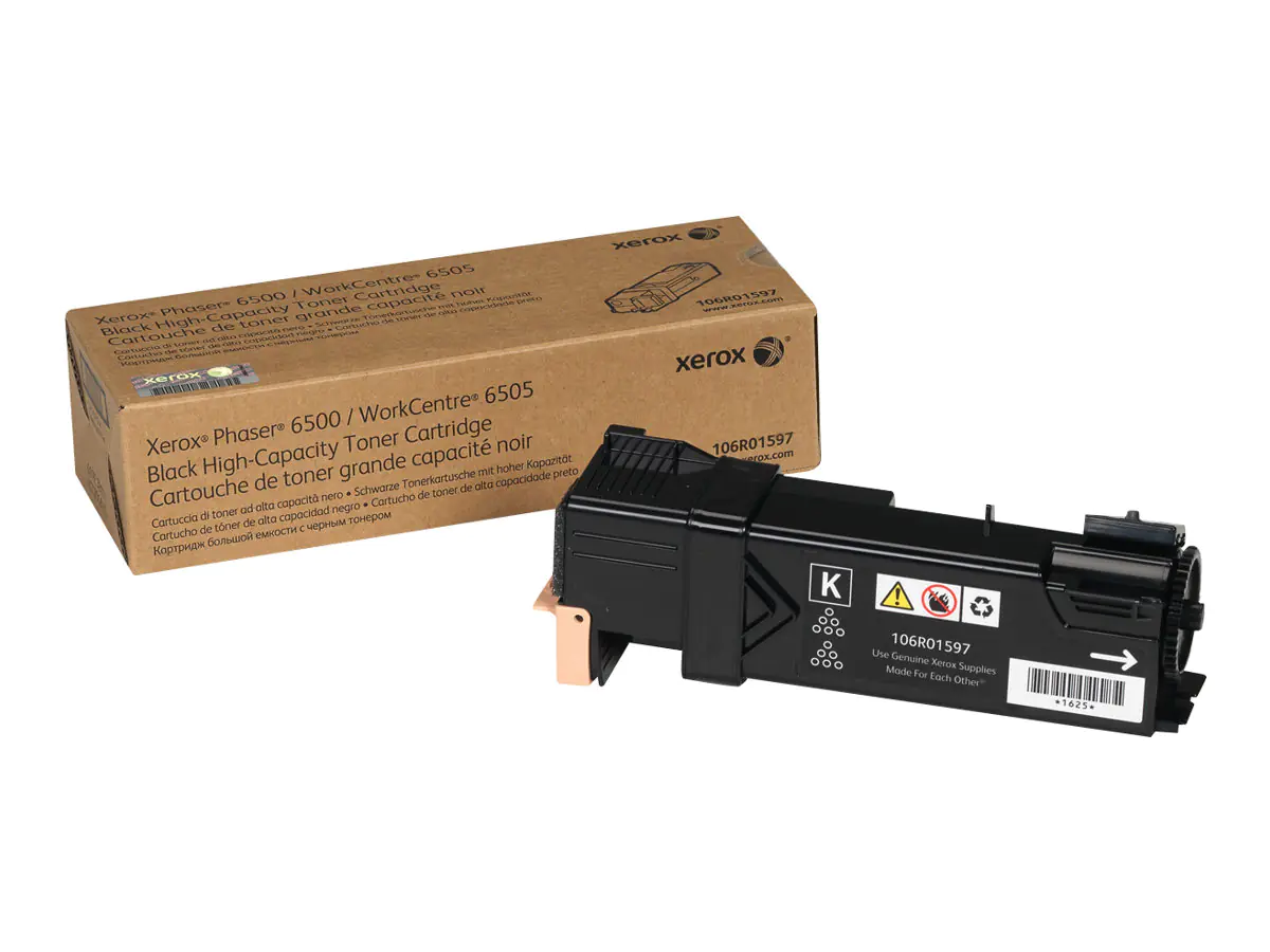 Xerox Phaser 6500 - Mit hoher Kapazität - Schwarz - Original - Tonerpatrone - für Phaser 6500; WorkCentre 6505