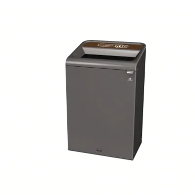 Rubbermaid Abfallsammelsystem 49,5 x 97,5 x 61 cm (B x H x T) 125l 1 Sortierfach Stahl, verzinkt grau/braun Rubbermaid Abfallsammelsystem 49,5 x 97,5 x 61 cm (B x H x T) 125l 1 Sortierfach Stahl, verzinkt grau/braun