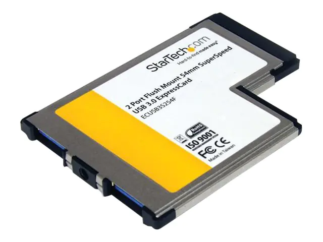 StarTech 2 Port USB 3.0 ExpressCard mit UASP Unterstützung - USB 3.0 54mm Schnittstellenkarte für Laptop - USB 3.0 A (Buchse) - USB-Adapter - ExpressCard - USB 3.0 x 2 - für P/N: S2510BU33PW, S251BMU3FP, S251BU31315, S3540BU33E, SM2NGFFMBU33, UNI251BMU33
