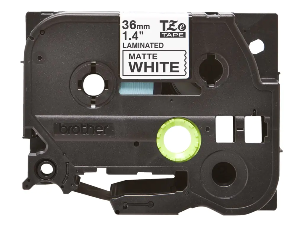 Brother TZe-M261 - Matt - selbstklebend - Schwarz auf matt Weiß - Rolle (3,6 cm x 8 m) 1 Kassette(n) laminiertes Band - für Brother PT-P950; P-Touch PT-3600, 9700, D800, E800, P900, P950; P-Touch Cube XP PT-910