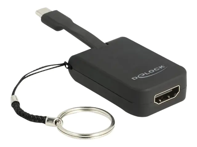 DeLOCK - Externer Videoadapter - RTD2171U - USB-C - HDMI - Schwarz