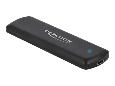 Delock External USB Type-C Combo Enclosure for M.2 NVMe PCIe or SATA SSD - Speichergehäuse - M.2 - M.2 NVMe Card / PCIe (NVMe) 42633