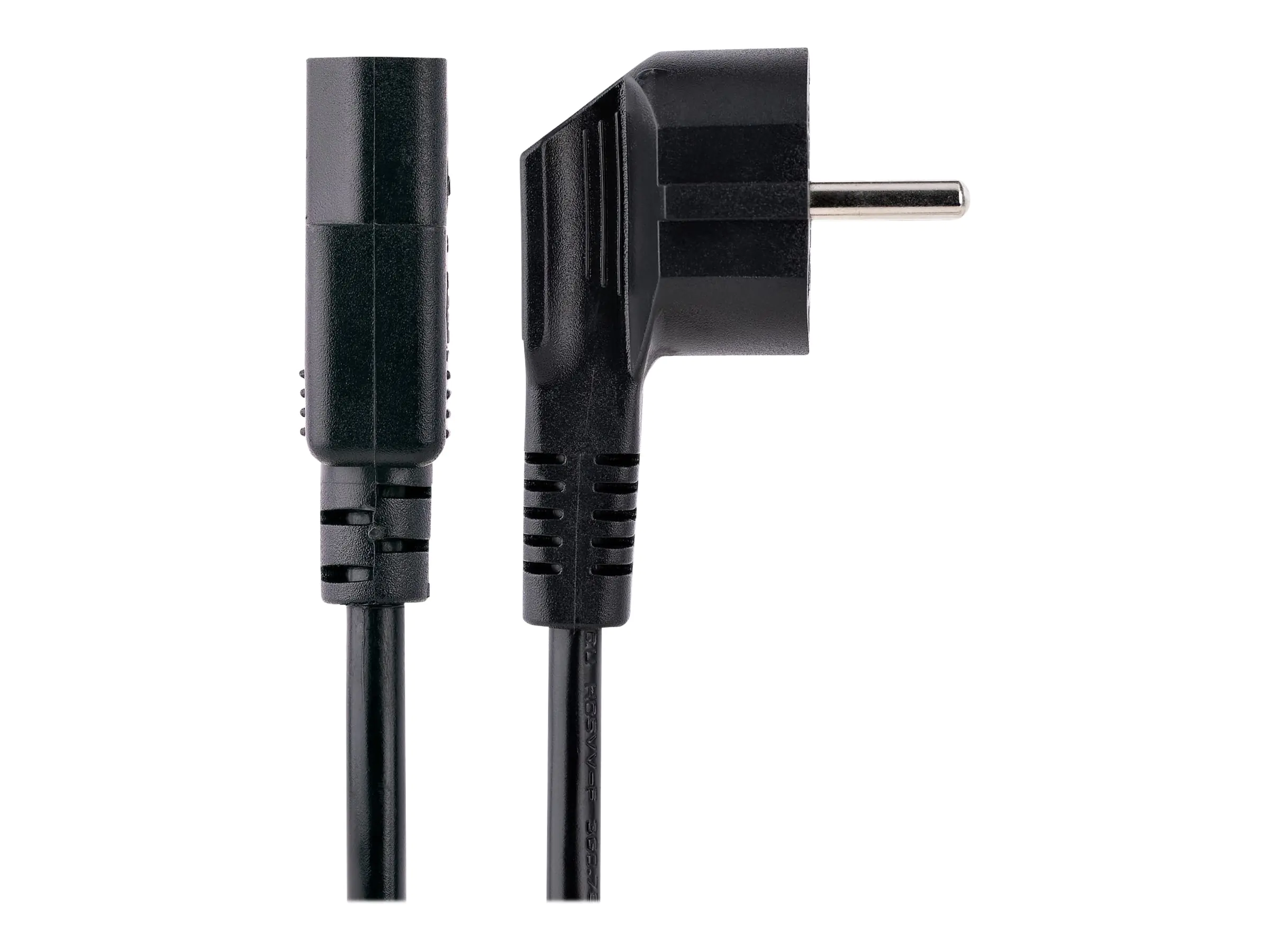 StarTech 3m (10ft) Computer Power Cord, 18AWG, EU Schuko to C13 Power Cord, 10A 250V, Black Replacement AC Cord, TV/Monitor Power Cable, Schuko CEE 7/7 to IEC 60320 C13 Power Cord - PC Power Supply Cable (713E-3M-POWER-CORD) - Stromkabel - power CEE 7/7 (