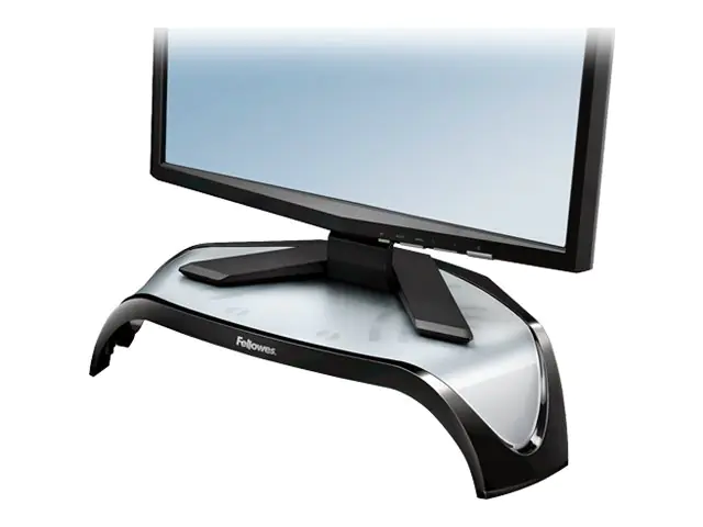 Fellowes Smart Suites Corner Monitor Riser - Aufstellung - für Monitor - Acrylnitril-Butadien-Styrol (ABS) 8020101