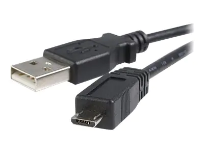 StarTech 1m Micro USB-Kabel - USB A auf Micro B Anschlusskabel - USB-Kabel - USB (M) zu Micro-USB Typ B (M) - USB 2.0 - 1 m - Schwarz