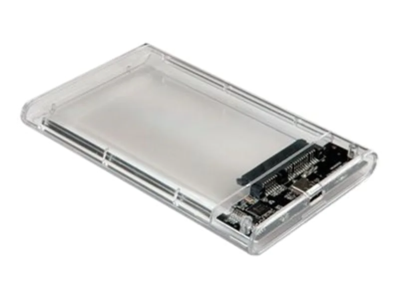 VALUE - Speichergehäuse - 2.5" (6.4 cm) - SATA 6Gb/s - USB 3.2 (Gen 1) - durchsichtig