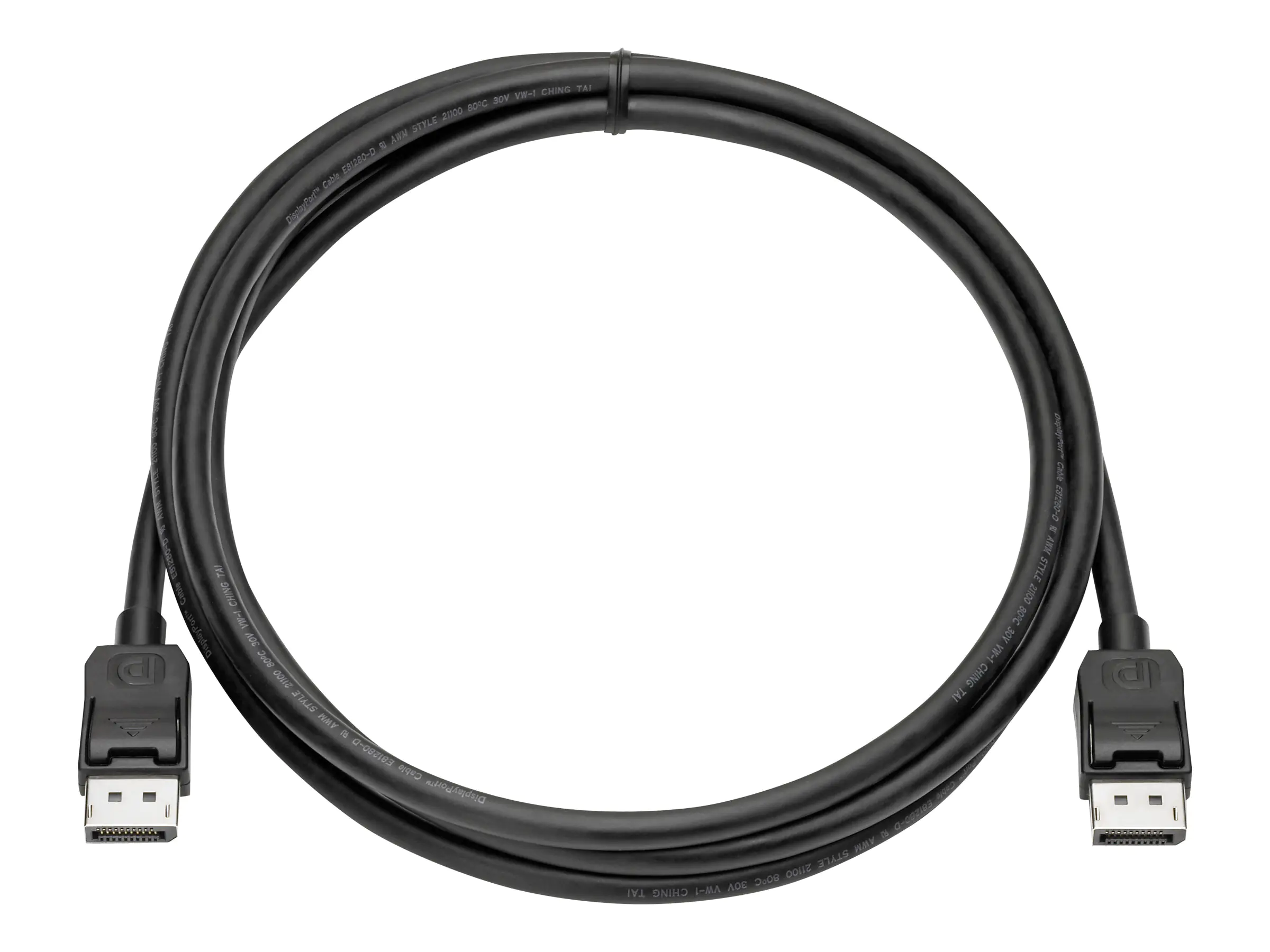 HP - Display-Kabelsatz - DisplayPort (M) zu DisplayPort (M) - 2 m - für Elite t655; Presence Small Space Solution with Zoom Rooms; Pro t550
