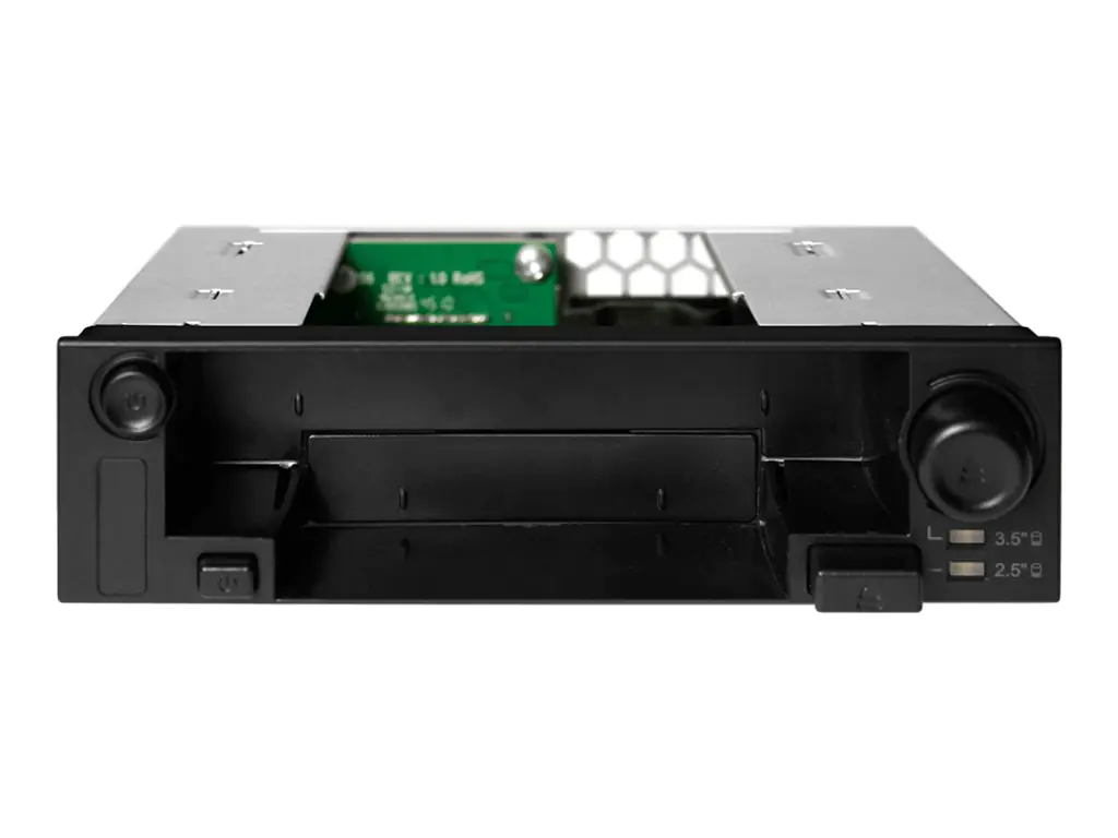 Cremax ICY Dock DuoSwap MB971SP-B - Gehäuse für Speicherlaufwerke - 2.5", 3.5" (6.4 cm, 8.9 cm) - Schwarz