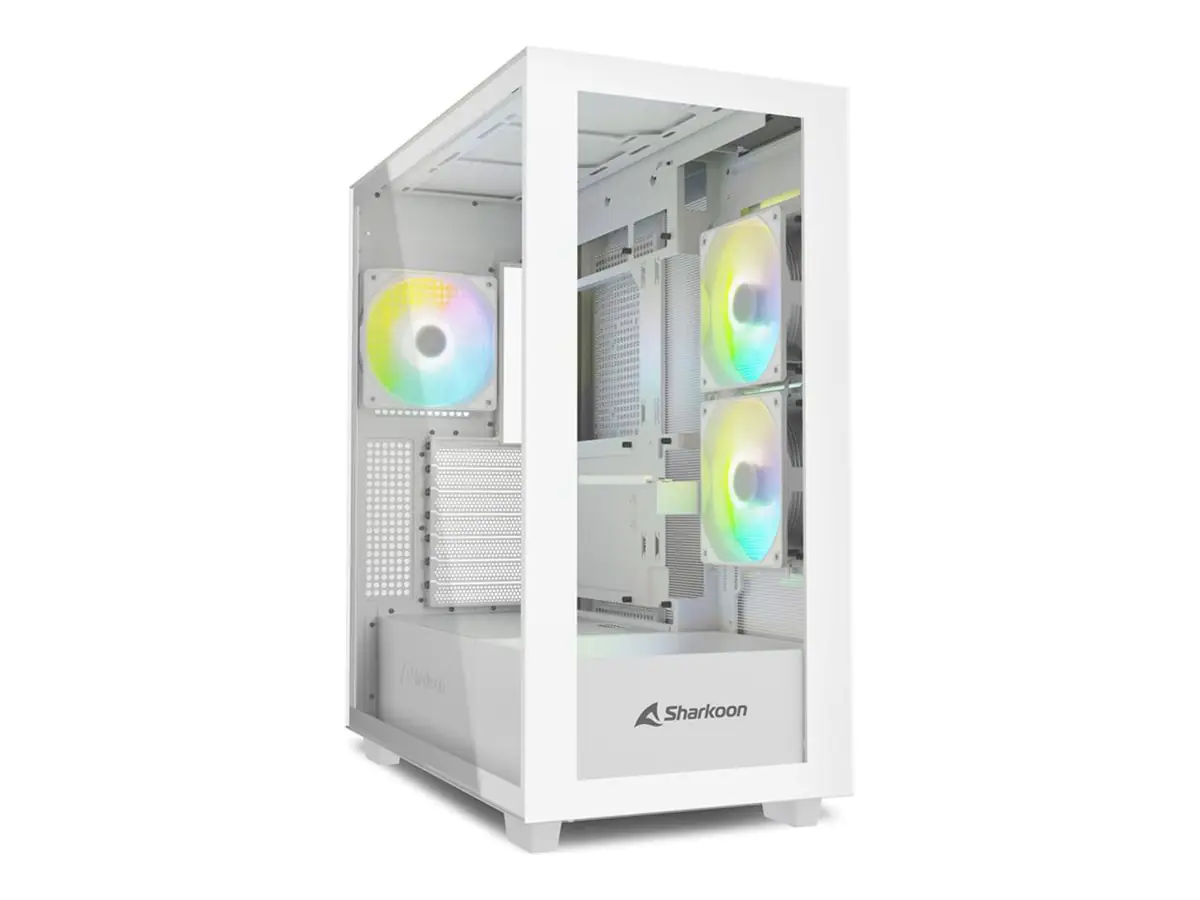 Sharkoon Rebel C60 White RGB ATX
