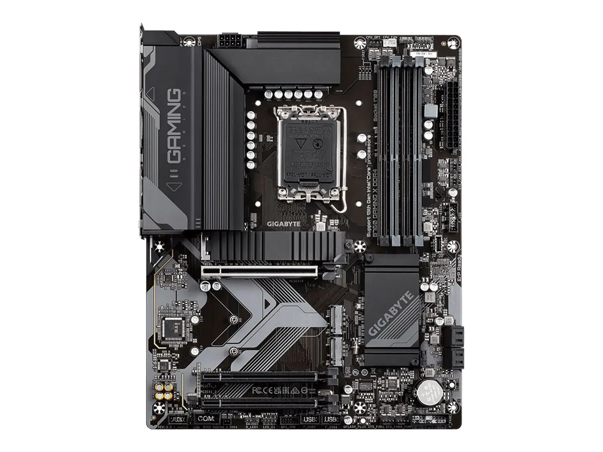 Gigabyte B760 GAMING X DDR4 - 1.0 - Motherboard - ATX - LGA1700 Sockel - B760 Chipsatz - USB-C 3.2 Gen2, USB 3.2 Gen 1 - 2.5 Gigabit LAN - Onboard-Grafik (CPU erforderlich)