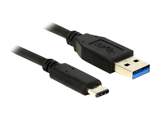 DeLOCK - USB-Kabel - USB-C (M) bis USB Typ A (M) - USB 3.1 Gen 2 - 50 cm - umkehrbarer C-Stecker - Schwarz DeLOCK - USB-Kabel - USB-C (M) bis USB Typ A (M) - USB 3.1 Gen 2 - 50 cm - umkehrbarer C-Stecker - Schwarz