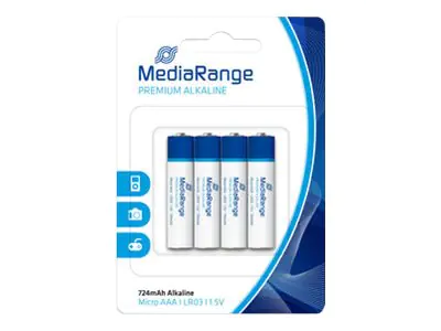 MEDIARANGE Premium - Batterie 4 x AAA - Alkalisch MRBAT101