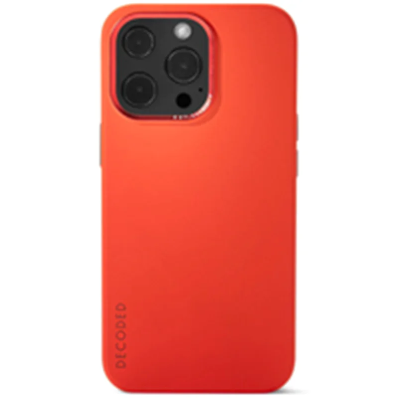 Decoded Silicone Backcover iPhone 13 Pro Max Brick Red