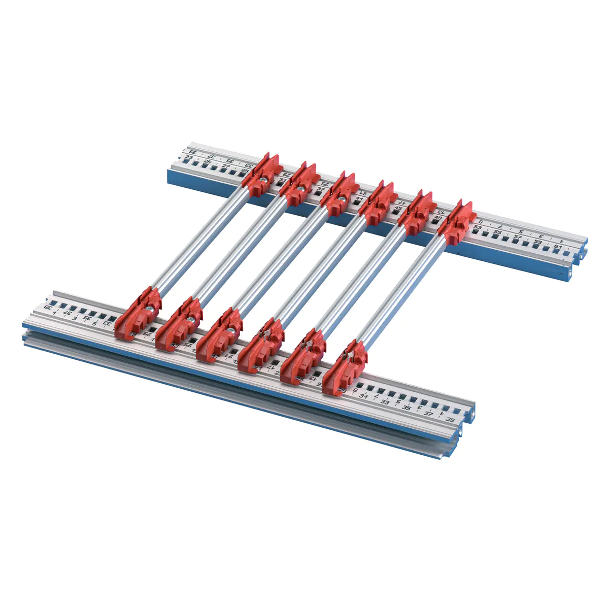 SCHROFF GUIDE RAIL 340D (10PCS/KIT)