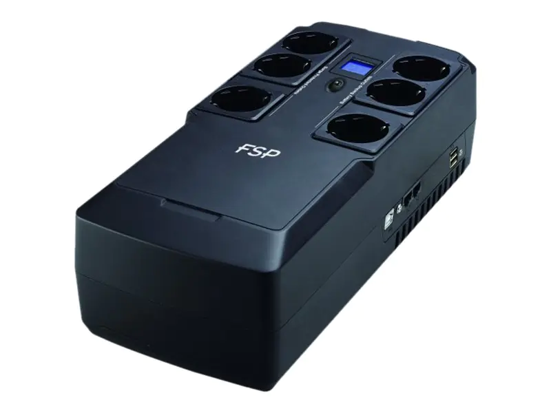 FSP NanoFit 800 - USV - Wechselstrom 220/230/240 V - 480 Watt - 800 VA 5 Ah - Ausgangsanschlüsse: 6