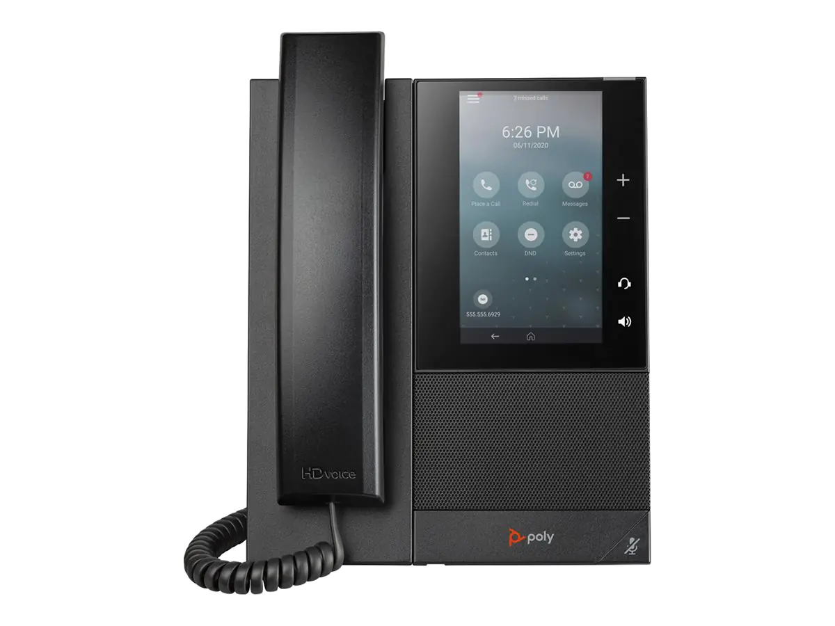 Poly CCX 505 - Für Microsoft Teams - VoIP-Telefon - SIP, SDP, RTCP, RTP, SRTP Poly CCX 505 - Für Microsoft Teams - VoIP-Telefon - SIP, SDP, RTCP, RTP, SRTP