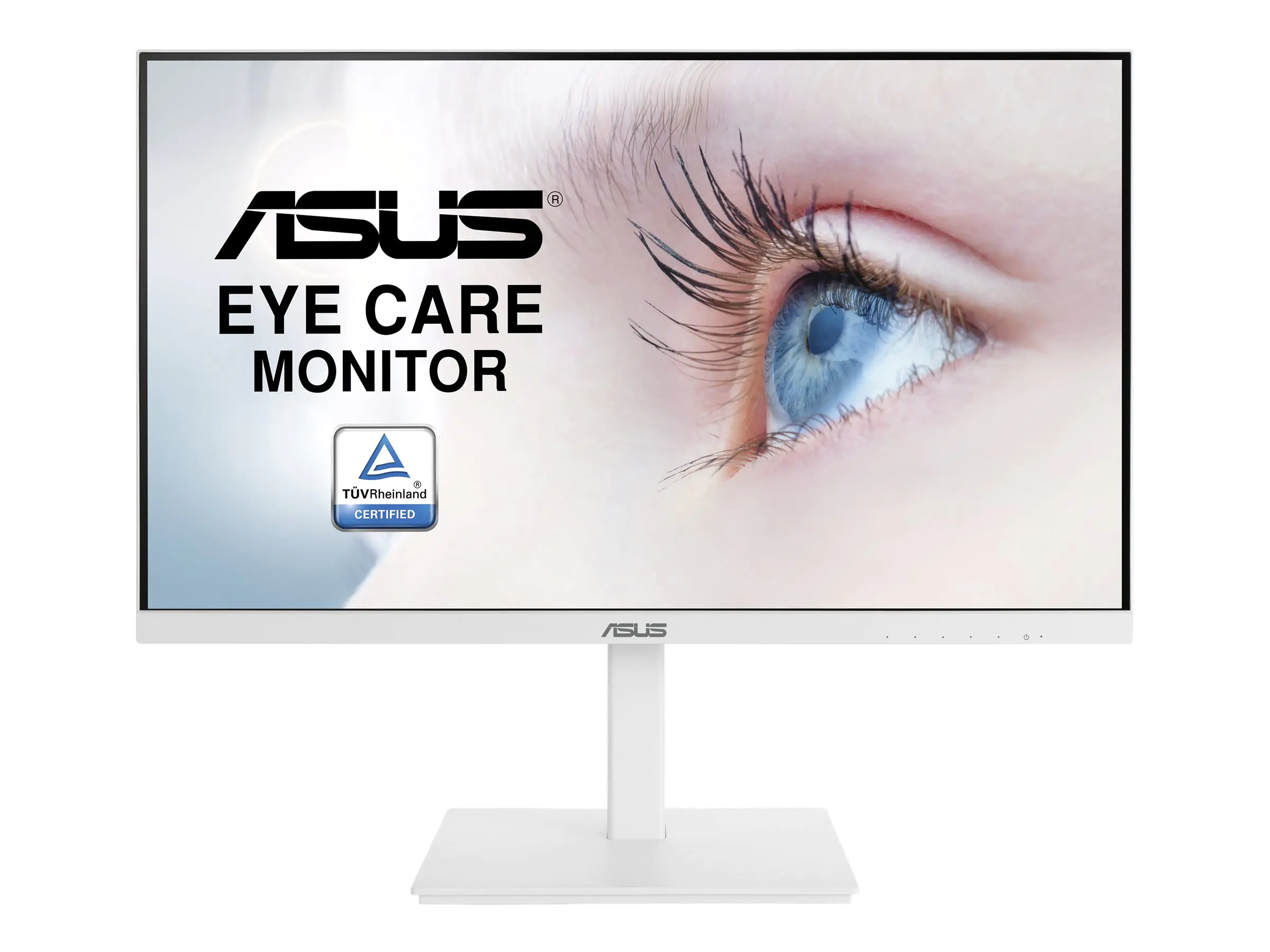 ASUS VA27DQSB-W - LED-Monitor - 68.6 cm (27") - 1920 x 1080 Full HD (1080p) @ 75 Hz - IPS - 250 cd/m² - 1000:1 - 5 ms - HDMI, VGA, DisplayPort - Lautsprecher - weiß