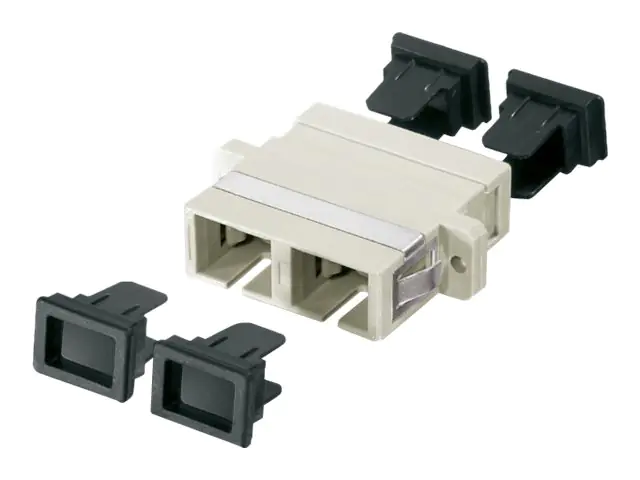 equip Pro - Netzwerkkoppler - SC multi-mode (W) zu SC multi-mode (W) - Glasfaser - OM3 - beige