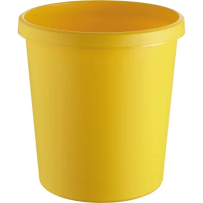 helit Papierkorb H6105818 18l rund Kunststoff gelb helit Papierkorb H6105818 18l rund Kunststoff gelb