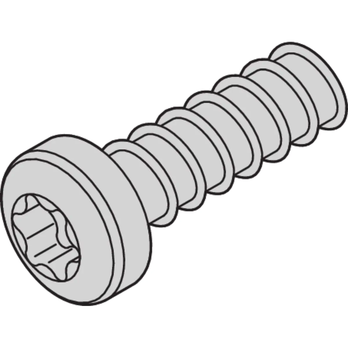 SCHROFF SCREW TORX 2.5X7.3 100PCS - Rack-Zubehör 24560157