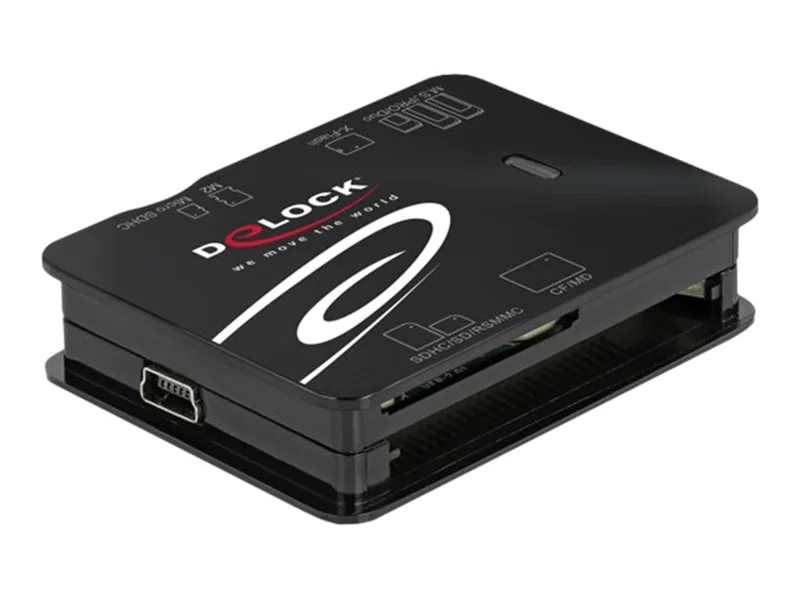 Delock - Kartenleser (MMC, SD, xD, microSD, MS Micro, CFast Card) - USB 2.0 Delock - Kartenleser (MMC, SD, xD, microSD, MS Micro, CFast Card) - USB 2.0