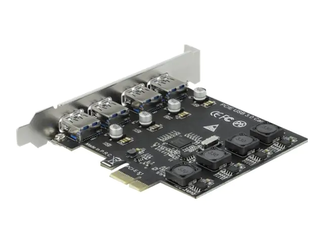 Delock - USB-Adapter - PCIe 2.0 - USB 3.2 Gen 1 x 4 Delock - USB-Adapter - PCIe 2.0 - USB 3.2 Gen 1 x 4