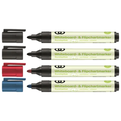 Soennecken Whiteboardmarker oeco 3197 1,5-3mm sort. 4 St./Pack.