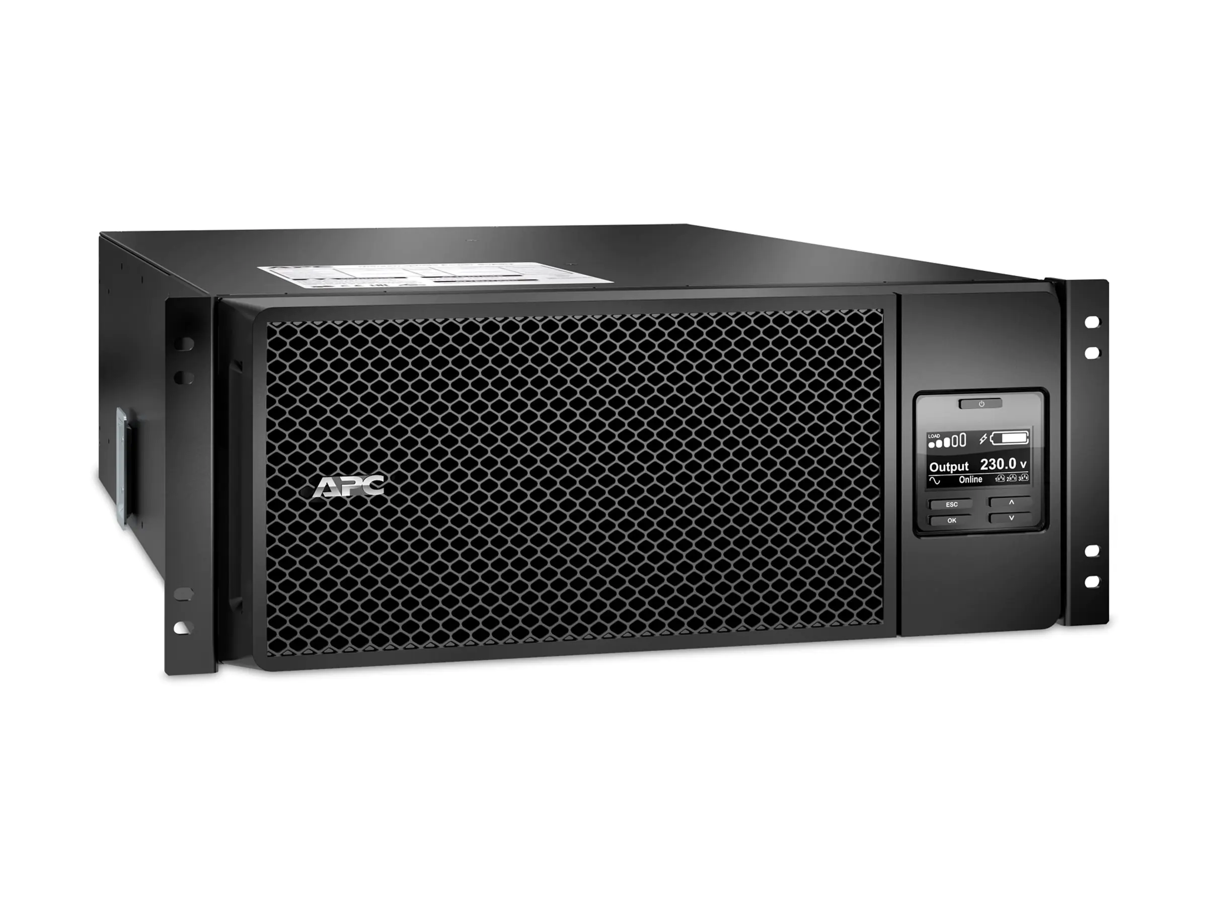 APC Smart-UPS SRT 6000VA RM - USV (Rack - einbaufähig) - Wechselstrom 230 V - 6000 Watt - 6000 VA - Ethernet 10/100, USB - Ausgangsanschlüsse: 13 - 4U - Schwarz - für P/N: AR3100W, AR3103SP, AR3105W, AR3106SP, AR3155W, AR3305W, AR3355SP, AR3355W, NBWL0356