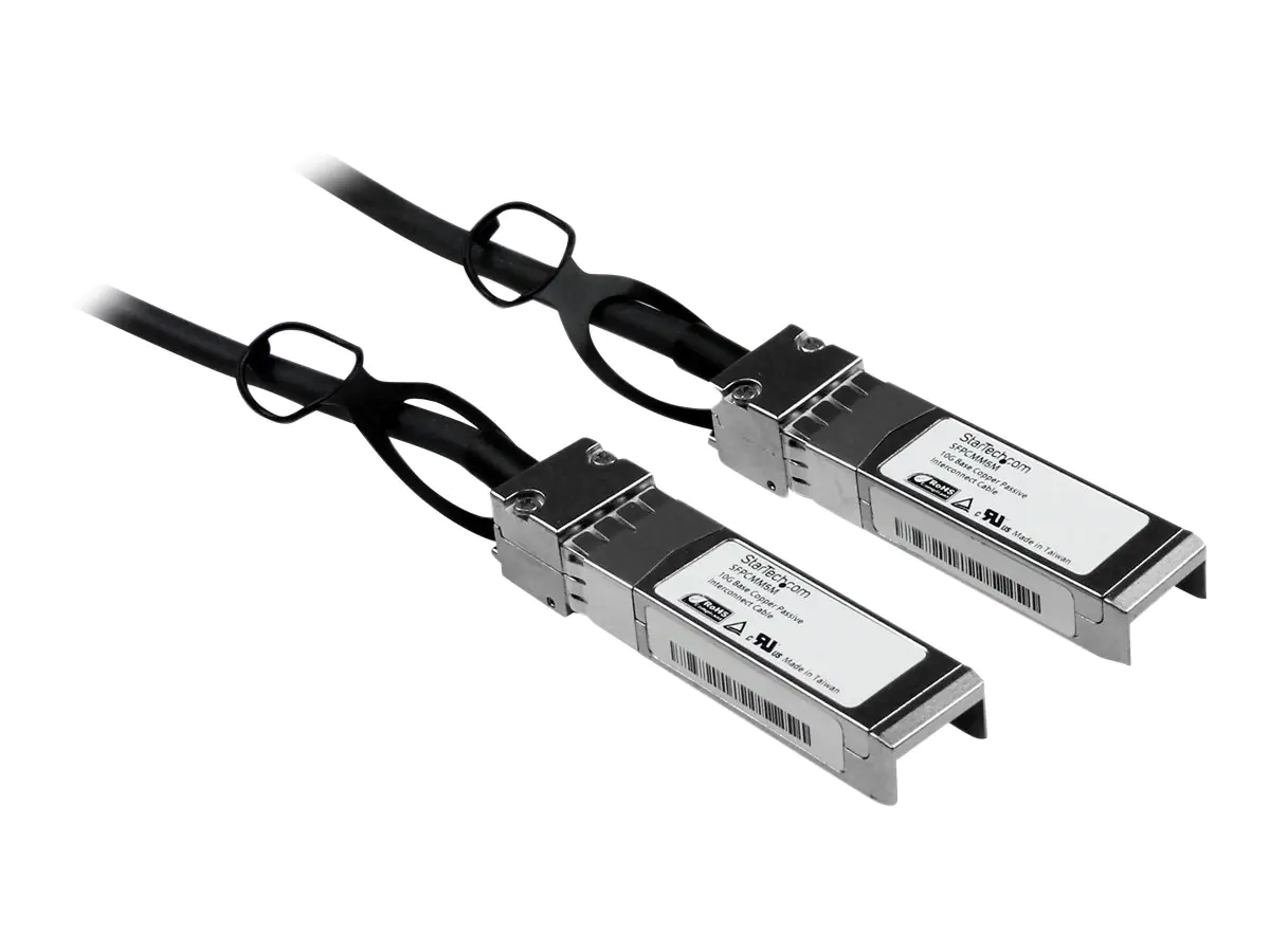 StarTech Cisco kompatibles SFP+ Twinax Kabel (5m, 10GBASE-CU SFP+ Direct Attach, passiv, 10Gigabit Kupfer Netzwerkkabel)
