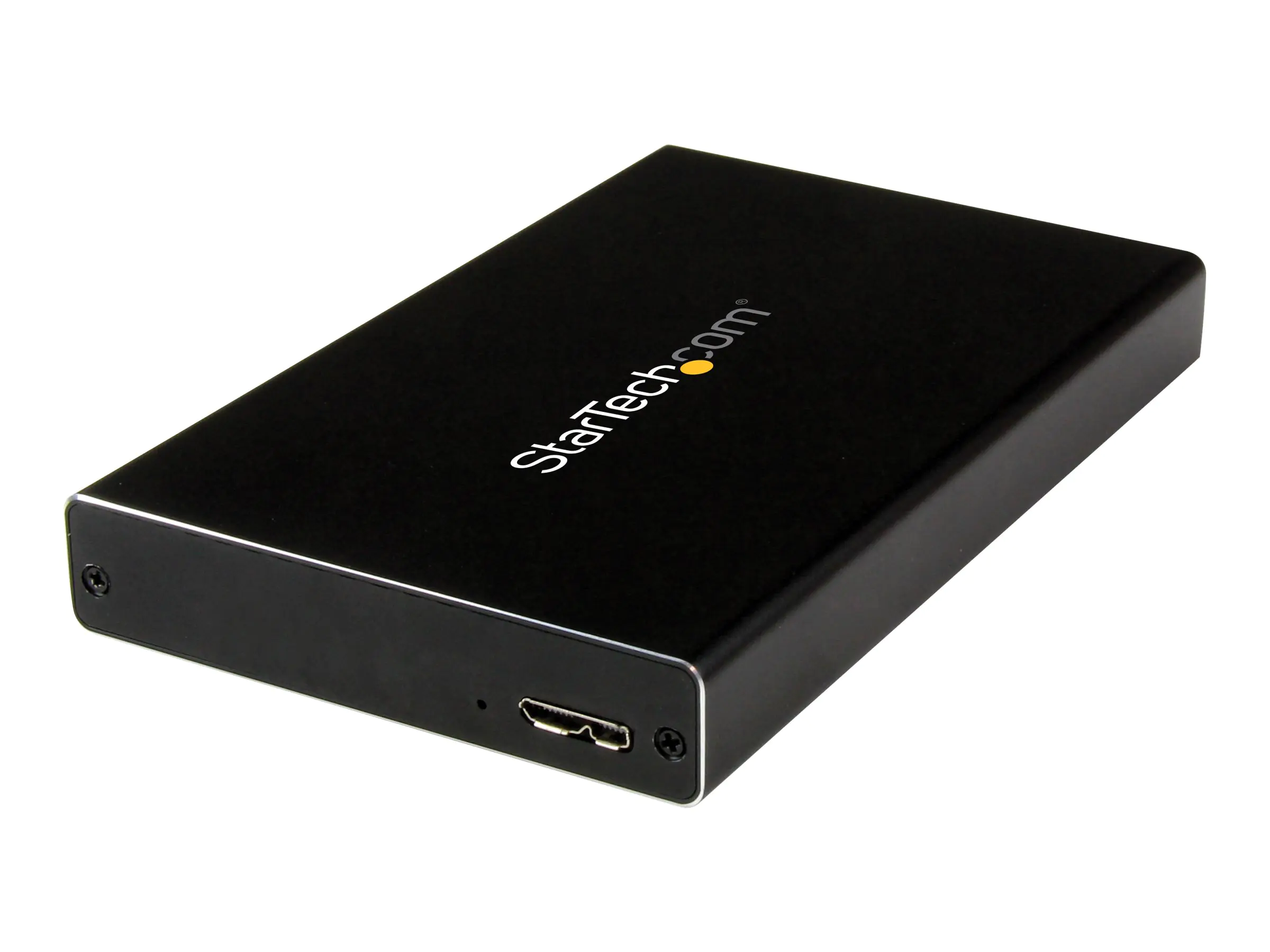 StarTech 2.5" IDE Hard Drive Enclosure - Supports UASP - Aluminum - IDE and SATA - USB 3.0 HDD Enclosure - External Drive (UNI251BMU33) - Speichergehäuse - 2.5" (6.4 cm) - ATA-133 / SATA 6Gb/s - USB 3.0 - Schwarz - für P/N: HB30A3A1CFB, HB30A3A1CSFS, HB30